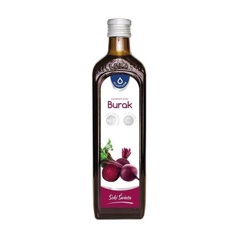 Zumo de remolacha roja con vitamina C Oleofarm (490 ml)