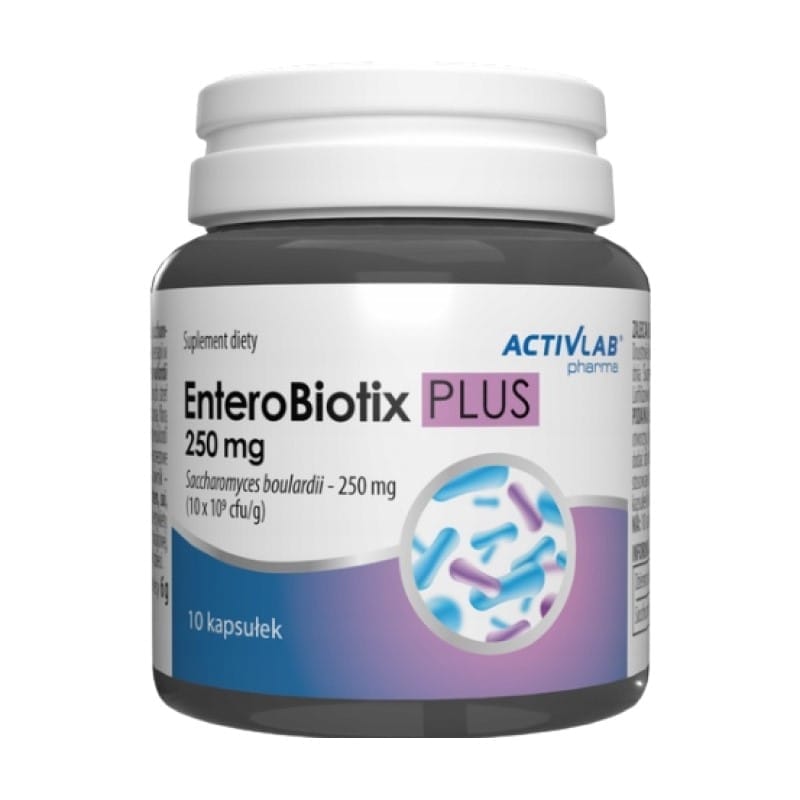 Saccharomyces boulardii EnteroBiotix Activlab, 250 mg (10 cápsulas)