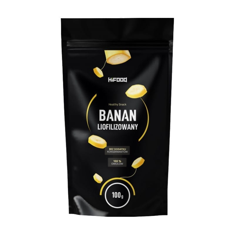 Plátano en rodajas – liofilizado HiFOOD (100 g)
