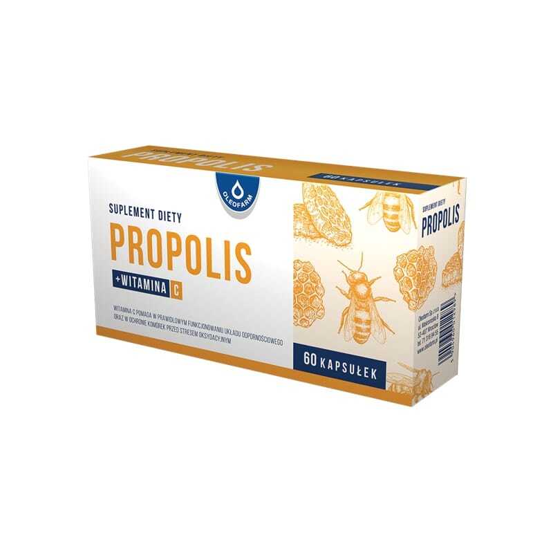Propóleo con vitamina C Oleofarm (60 cápsulas)