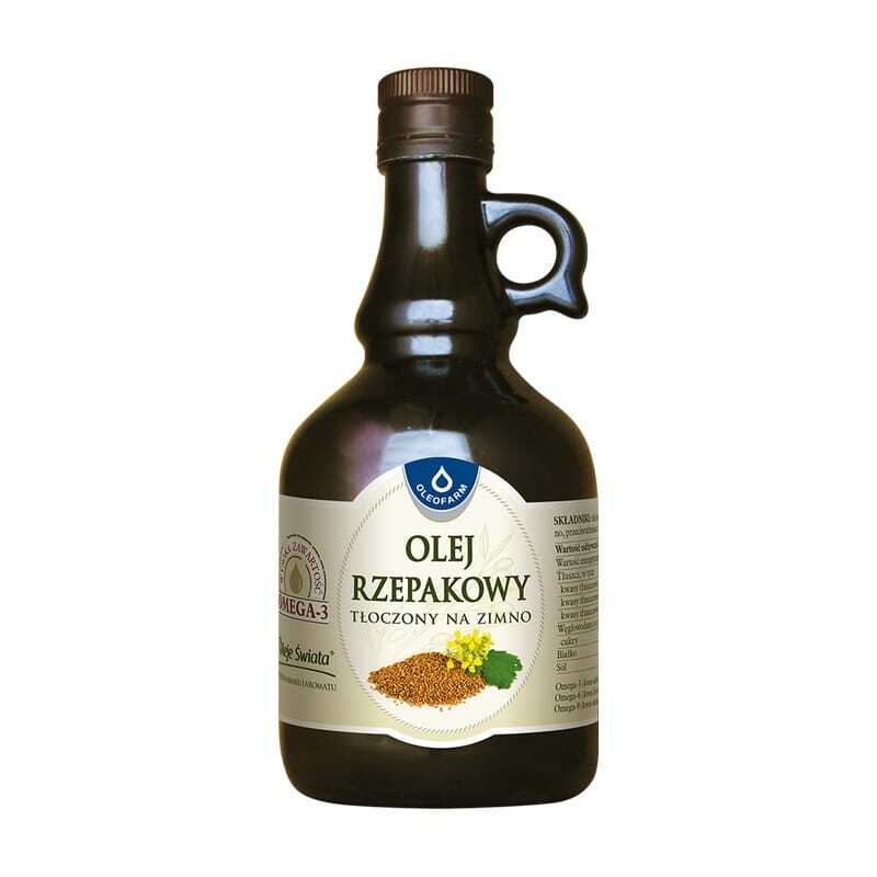 Aceite de colza, prensado en frío Oleofarm (500 ml)