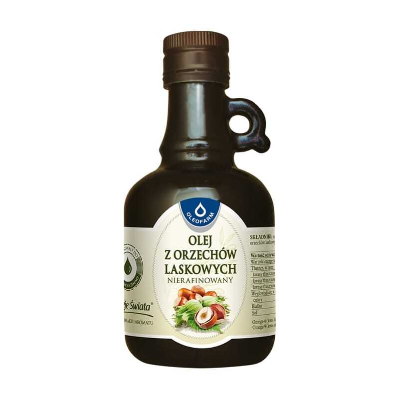 Aceite de avellana sin refinar Oleofarm (250 ml)