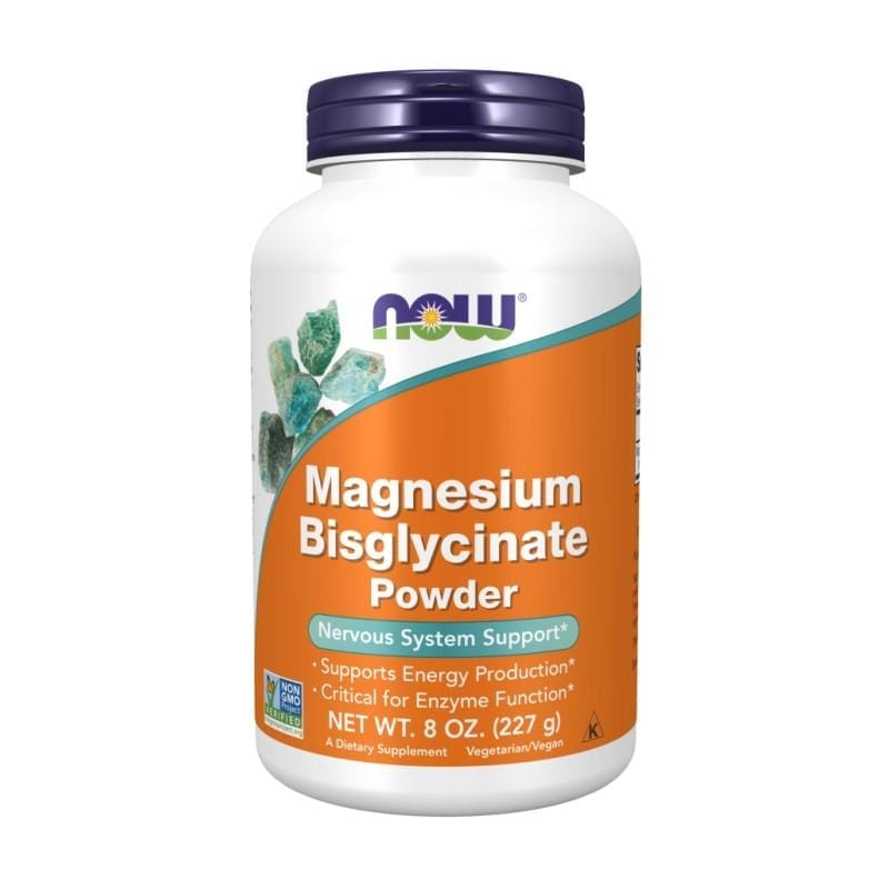 Bisglicinato de magnesio en polvo NOW (227 g)