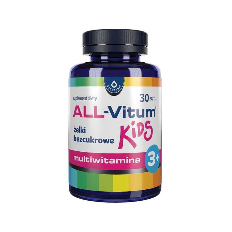 Multivitaminas para niños ALL-Vitum Oleofarm (30 gominolas)