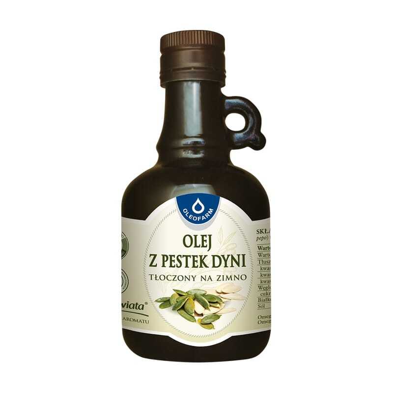Aceite de semillas de calabaza prensado en frío Oleofarm (250 ml)