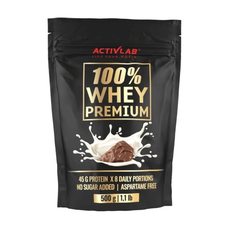 Proteína 100% Whey Premium sabor chocolate con leche Activlab (500 g)