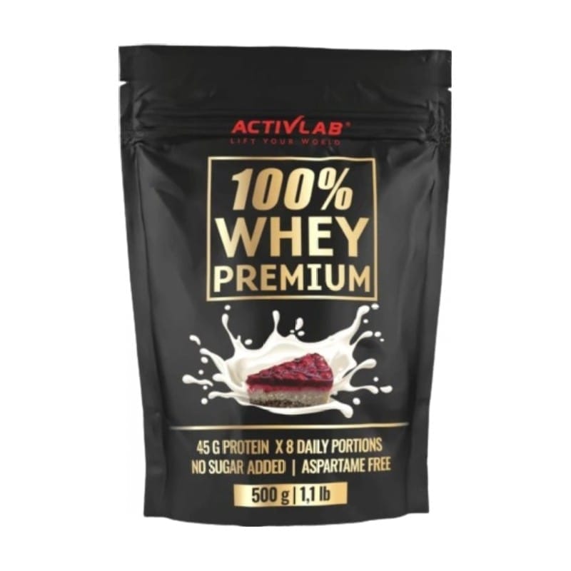 Proteínas 100% Whey Premium sabor cherry cake Activlab (500 g)