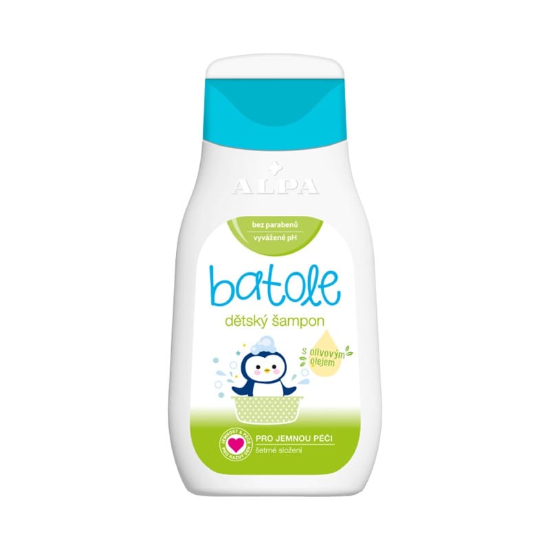 Champú infantil con aceite de oliva Batole Alpa (200 ml)