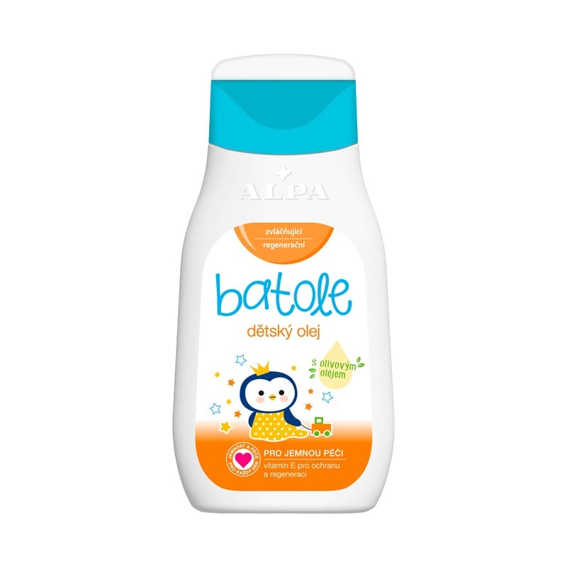 Aceite para niños con vitamina E y aceite de oliva Alpa (200 ml)