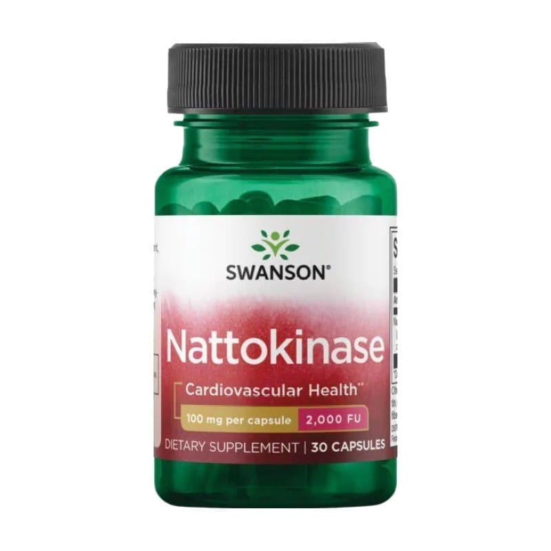 Nattokinasa Swanson, 100 mg (30 cápsulas)