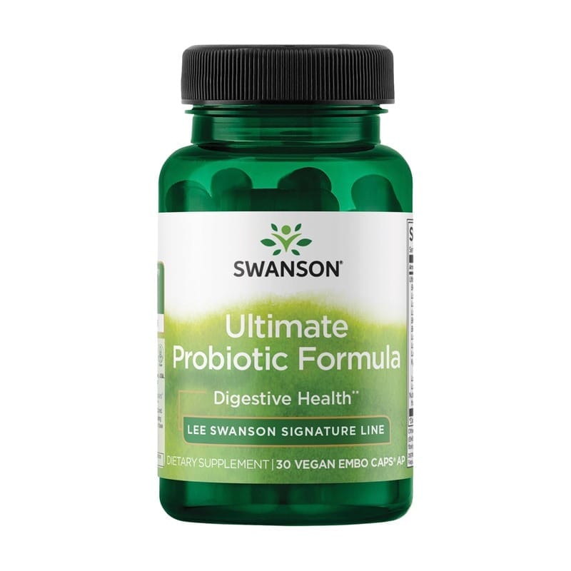 Fórmula probiótica completa con FOS Swanson (30 cápsulas)