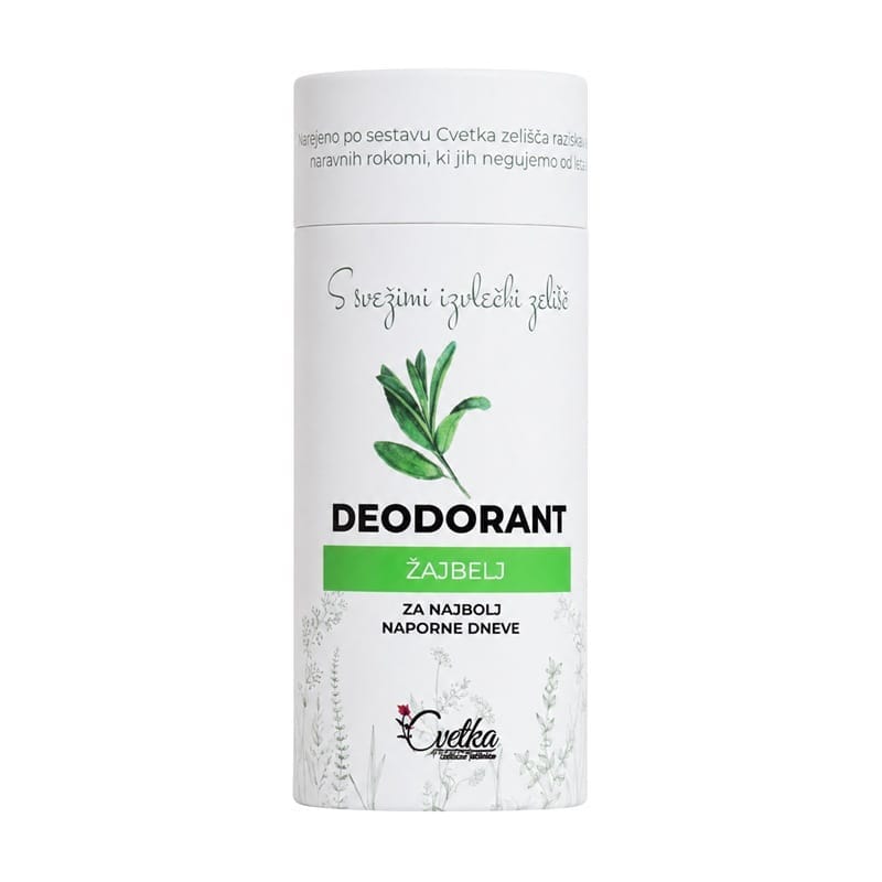 Desodorante herbal bio de salvia para deportistas Cvetka (50 ml)