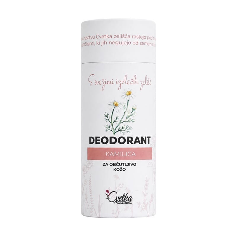 Desodorante herbal bio de manzanilla Cvetka (50 ml)