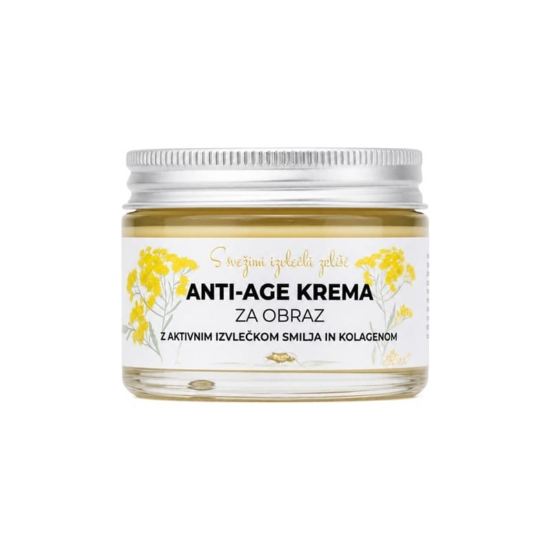 Crema facial antiedad Cvetka (50 ml)