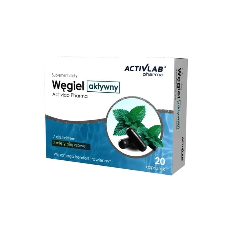 Carbón activado Activlab Pharma (20 cápsulas)
