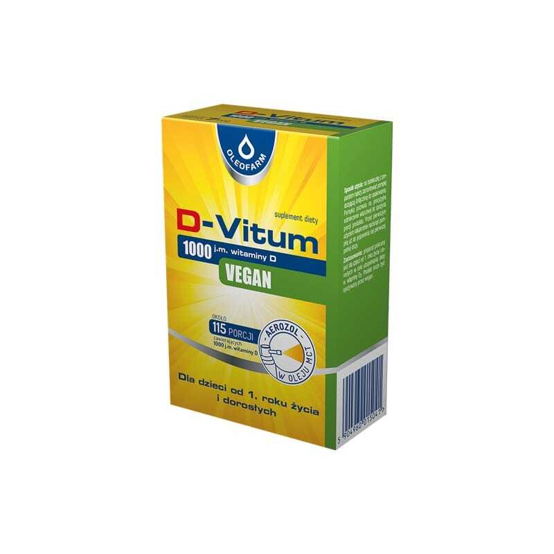 Vitamina D3 vegana en spray 1000 UI Oleofarm (7 ml)