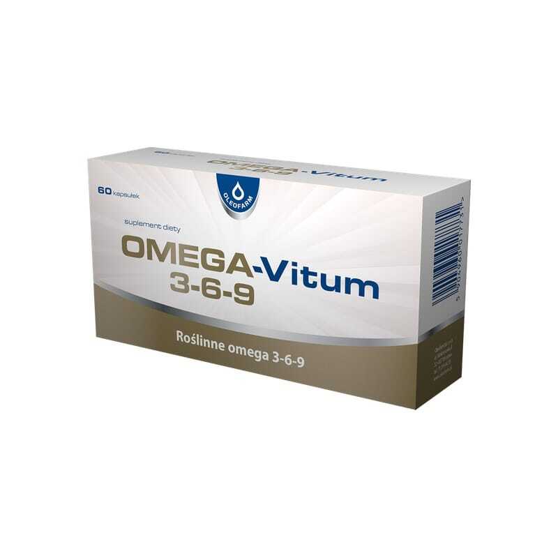 Omega-Vitum 3-6-9 con vitamina E Oleofarm (60 cápsulas)