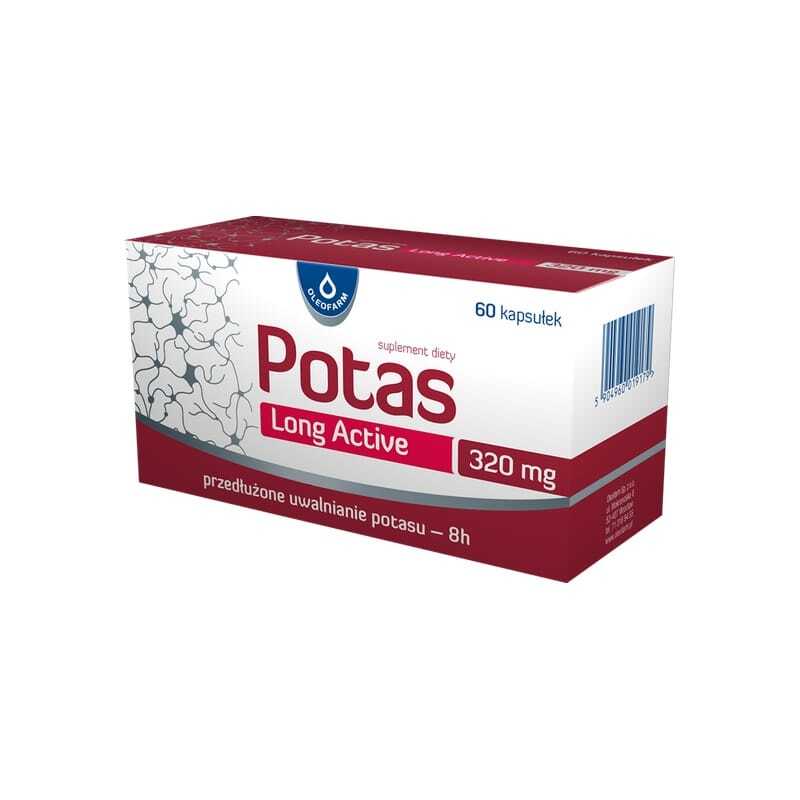 Potasio Long Active Oleofarm (60 cápsulas)