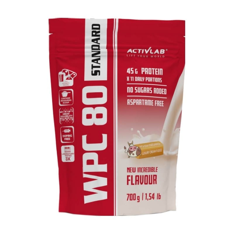 Proteína WPC 80 Standard con sabor a caramelo Activlab (700 g)