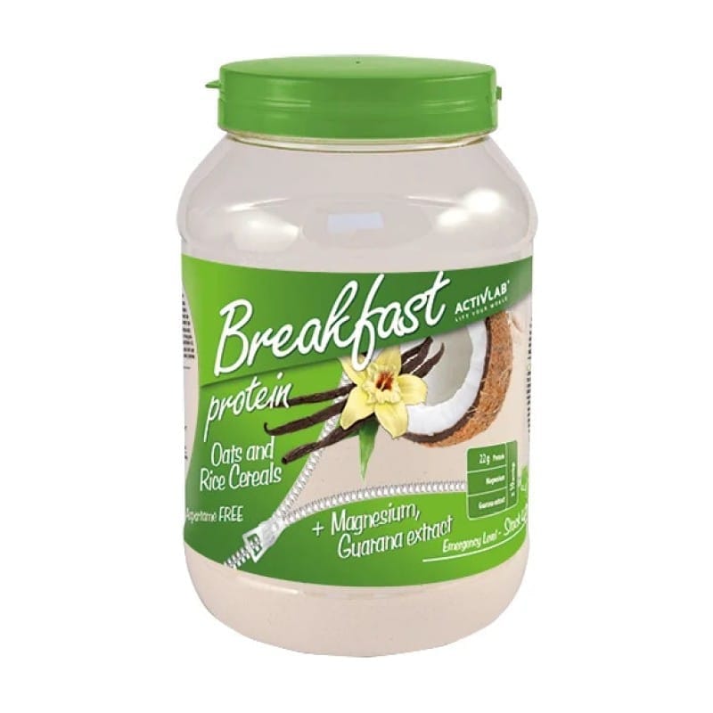 Desayuno proteico en polvo – Protein Breakfast Activlab, sabor coco y vainilla (1000 g)