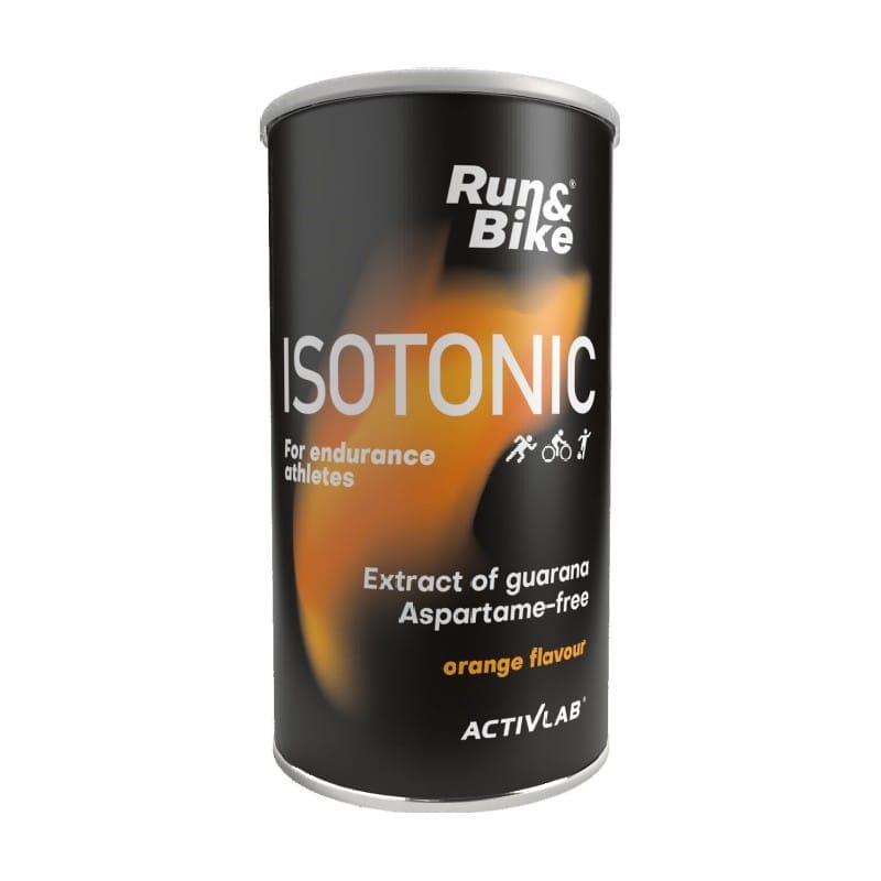 Bebida isotónica en polvo Run&Bike Activlab, sabor naranja (475 g)