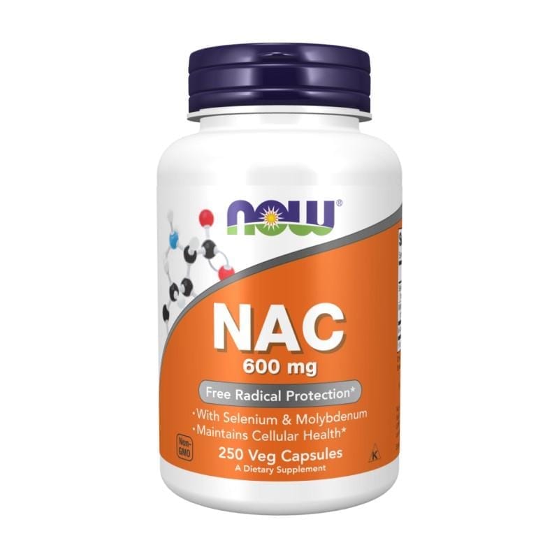 NAC NOW, 600 mg (250 cápsulas)