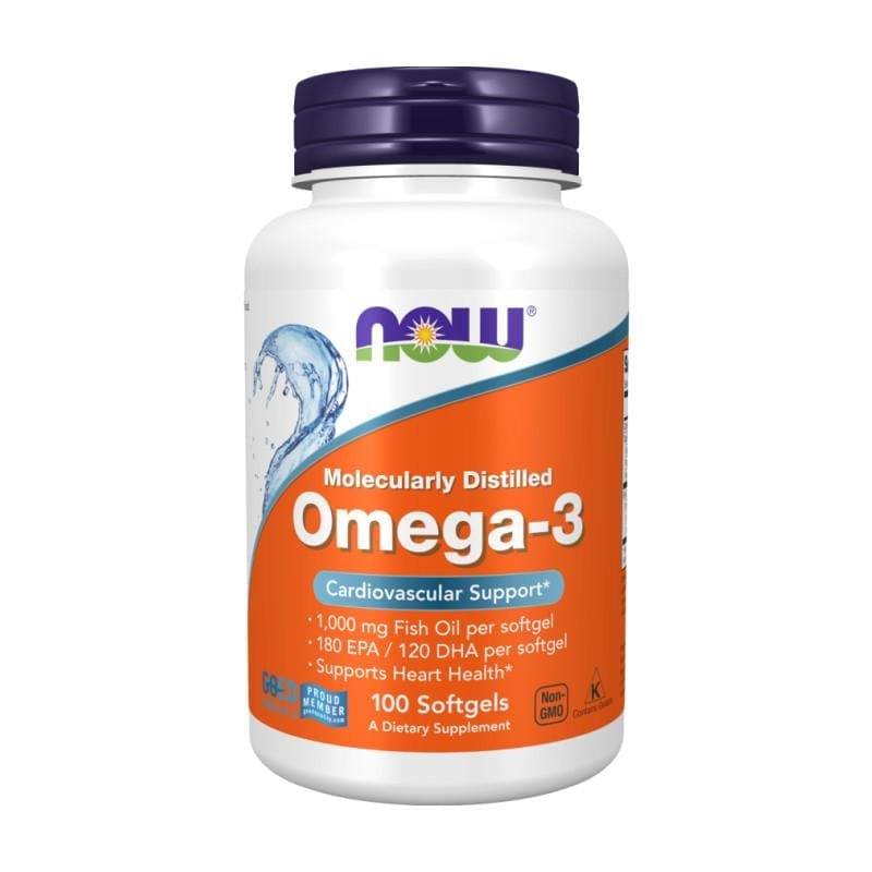 Omega 3 NOW, 1000 mg (100 cápsulas blandas)