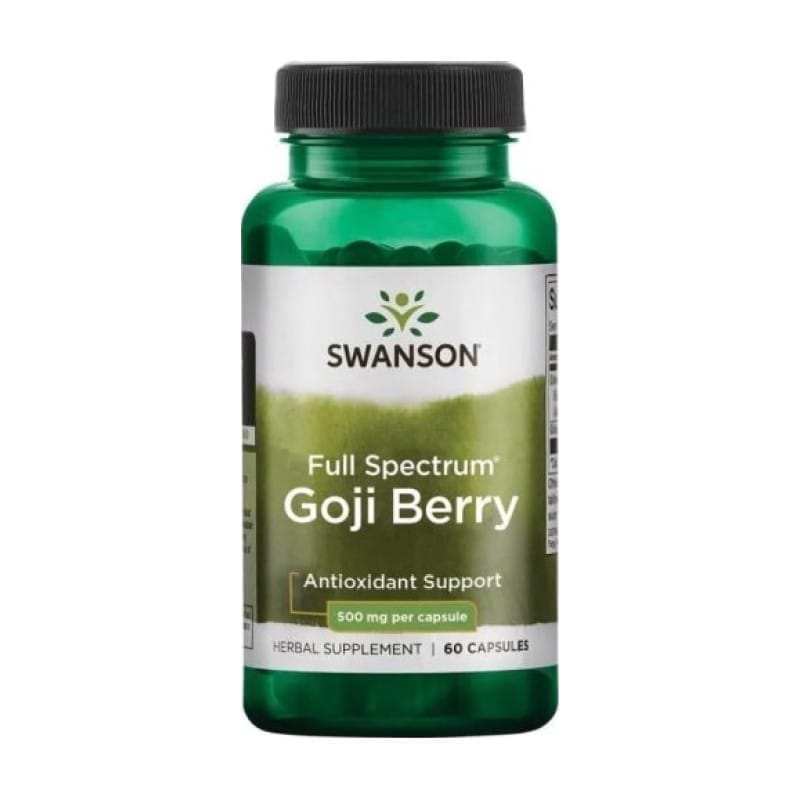 Bayas de goji Swanson, 500 mg (60 cápsulas)