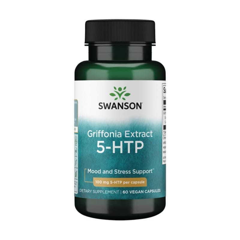 5-HTP de griffonia Swanson, 100 mg (60 cápsulas)