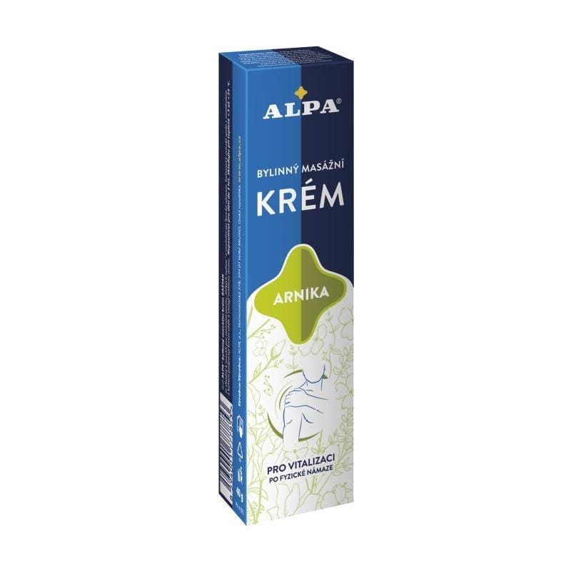 Crema de masaje herbal con árnica Alpa (40 g)