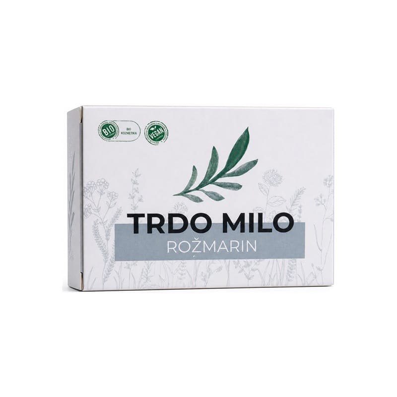 Jabón sólido bio con romero Cvetka (100 g)