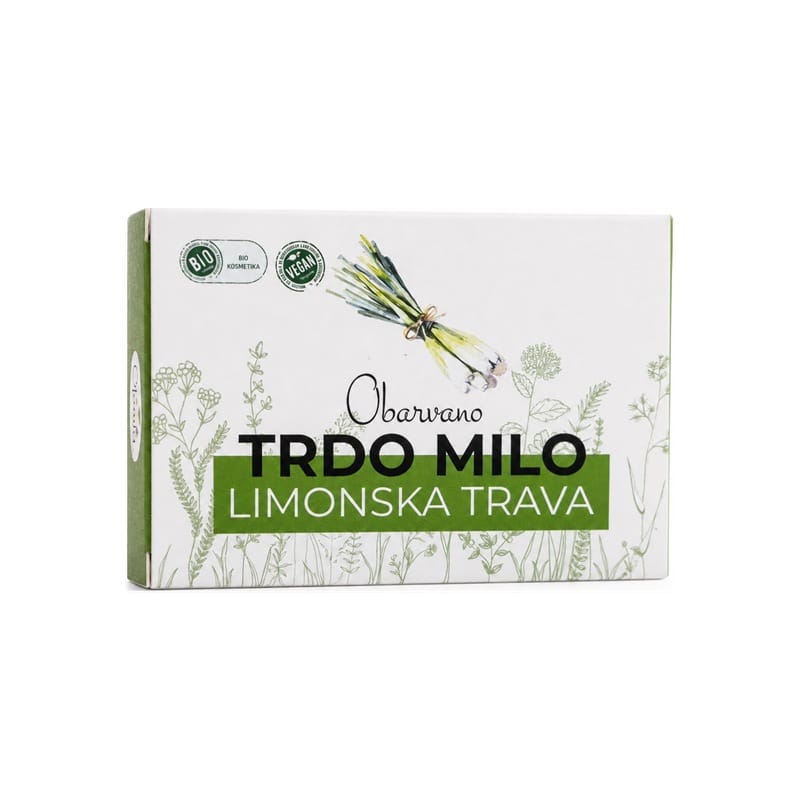 Jabón sólido ecológico de hierba limón Cvetka (100 g)