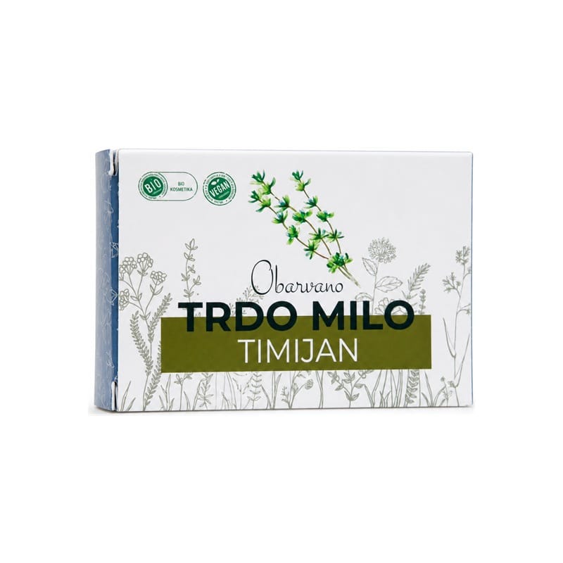 Jabón sólido bio con tomillo Cvetka (100 g)