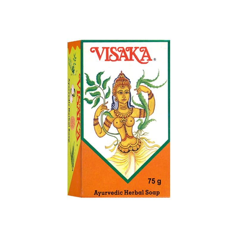 Jabón ayurvédico de hierbas VISAKA Siddhalepa (75 g)