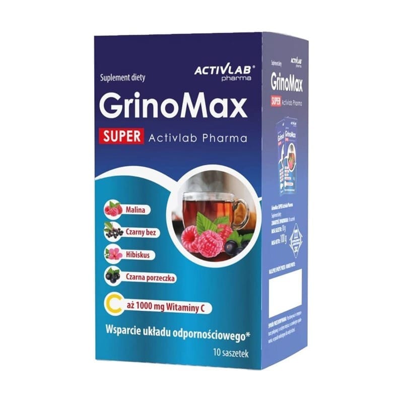 Bebida para las defensas – GrinoMax Super Activlab Pharma (10 sobres)