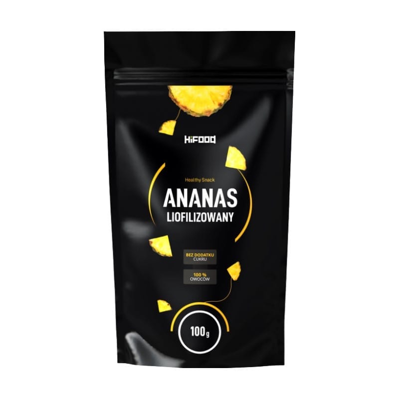 Piña en trozos – liofilizada HiFOOD (100 g)