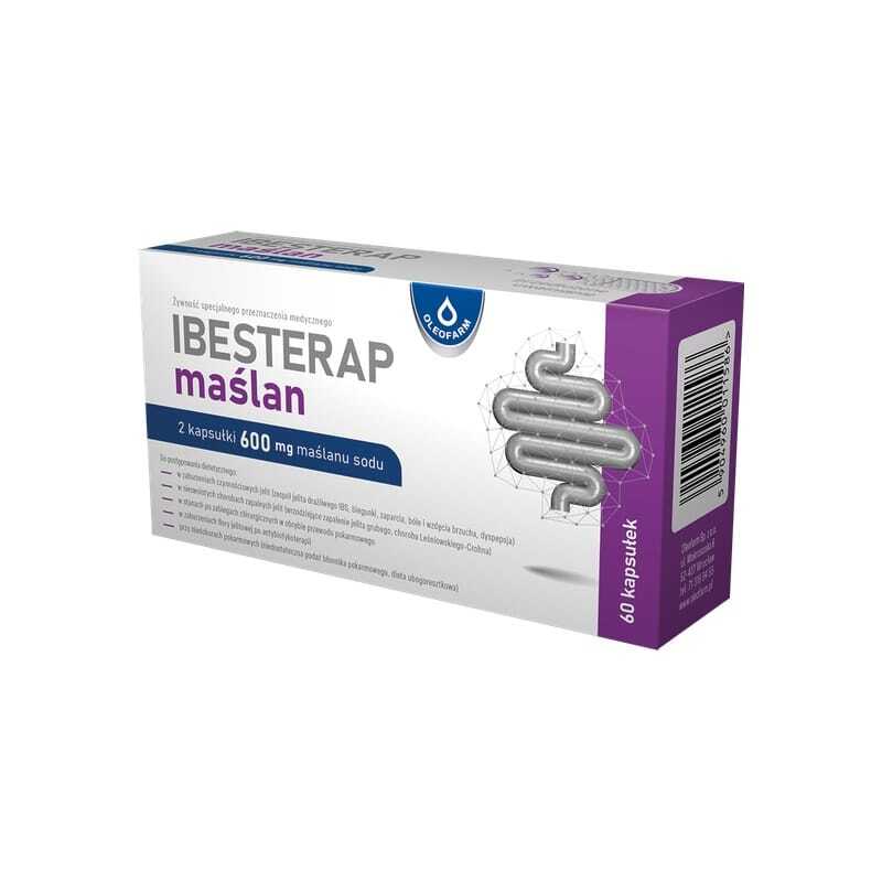 Butirato de sodio Ibesterap Oleofarm, 300 mg (60 cápsulas)