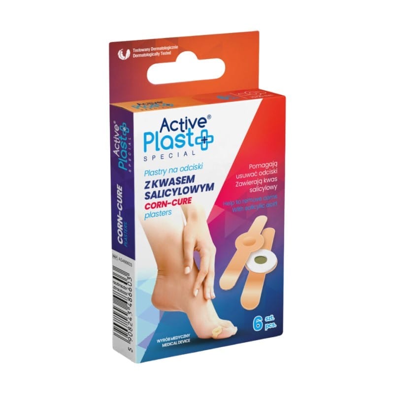 Parches para eliminar callos con ácido salicílico ActivePlast (6 unidades)