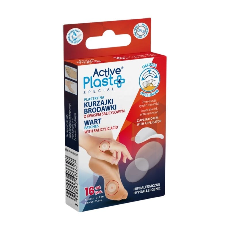 Parches para eliminar verrugas y callos ActivePlast (16 unidades)