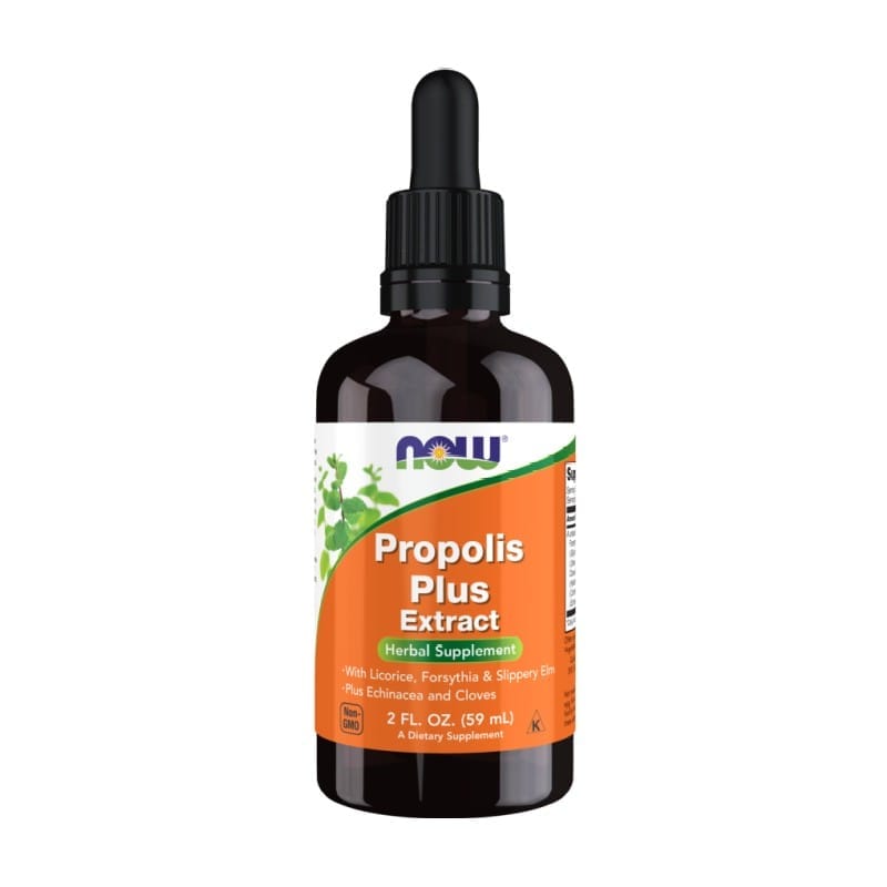 Extracto líquido de propóleo con regaliz y hierbas NOW (59 ml)