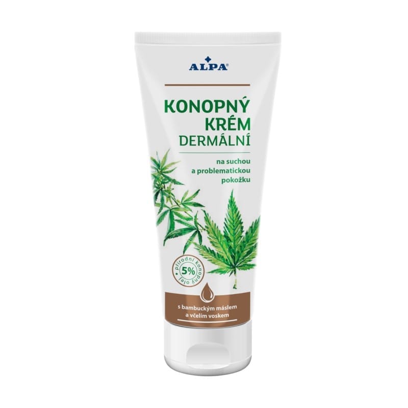 Crema dérmica de cáñamo para piel seca y problemática Alpa (100 ml)