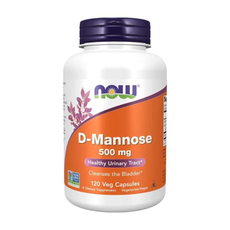 D-manosa NOW, 500 mg (120 cápsulas)