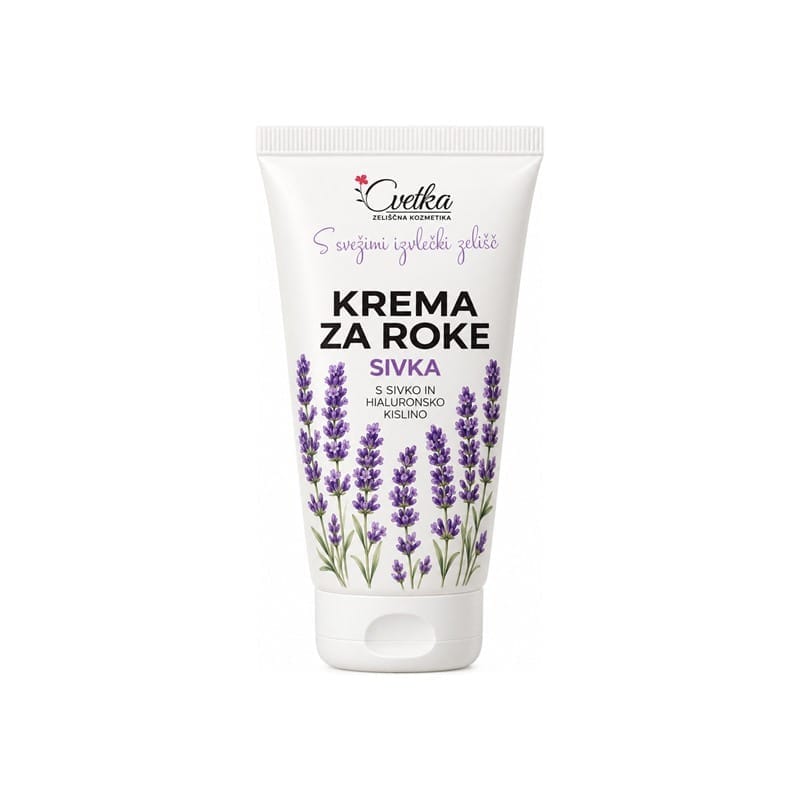 Crema de manos de lavanda Cvetka (50 ml)