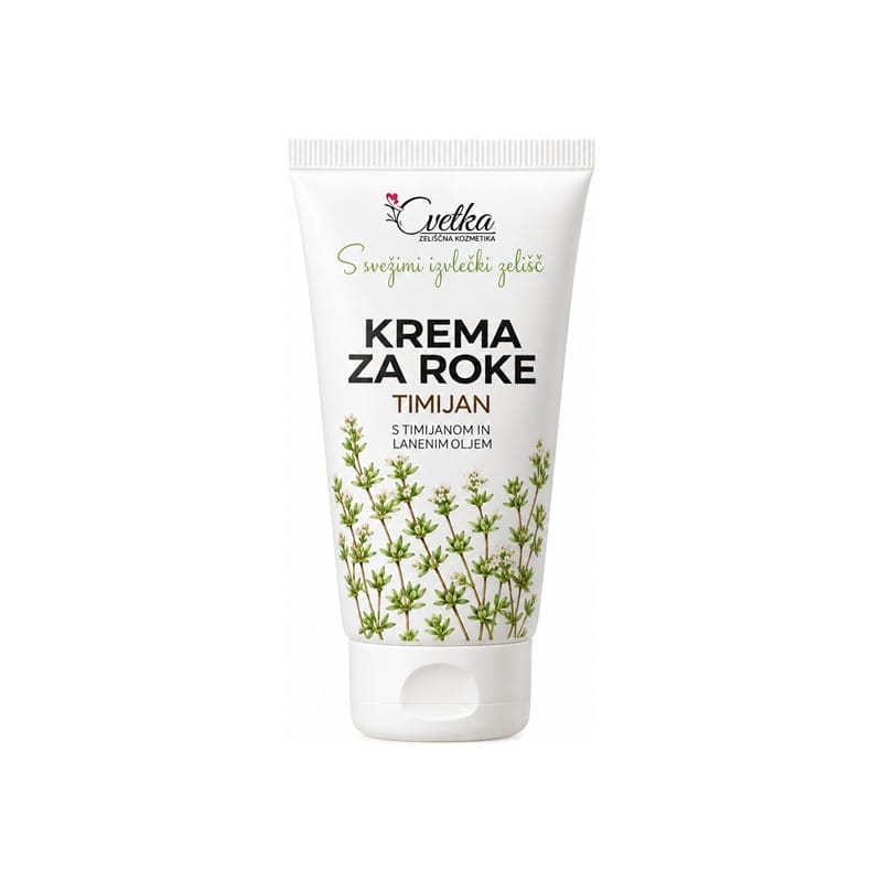 Crema de manos de tomillo Cvetka (50 ml)