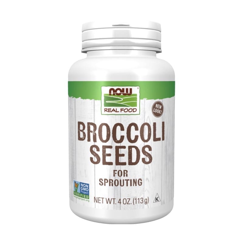 Semillas de brócoli para germinar NOW (113 g)