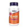 Vitamina E-400 NOW, 268 mg (100 cápsulas blandas)