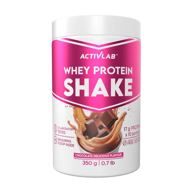 Batido de proteína de suero sabor chocolate Activlab, con edulcorantes (350 g)